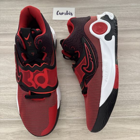 Nike KD Trey 5 X Men' Sz 13 Red White Black basketball Athletic Shoes DD9538 006 - Picture 1 of 10